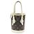 Bucket Borsa a secchiello Louis Vuitton LV Match Nano Marrone Bianco