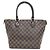Borsa Louis Vuitton Damier Saleya PM Marrone