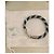 Bracciale Omega 007 in tessuto intrecciato Blu Grigio - vista 6
