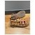 Céline Celine Sandali Gladiator Triomphe Pelle Marrone - vista 7