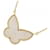 Van Cleef & Arpels Lucky Alhambra Papillon Necklace  - view 3