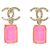 Orecchini a lobo Chanel AB6303 Rosa D'oro