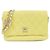 Borsa a Spalla Chanel AS0649 Bianco Giallo