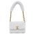 Borsa a tracolla Chanel AS2240 in pelle di agnello bianca Bianco