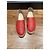 Chanel Espadrilles aus rotem Leder mit CC-Logo - Ansicht 10