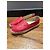 Chanel Espadrilles aus rotem Leder mit CC-Logo - Ansicht 2