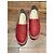 Chanel Espadrilles aus rotem Leder mit CC-Logo - Ansicht 6