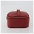 Chanel Vintage Timeless Cosmetic Case Caviar Small Rosso - vista 3