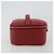 Chanel Vintage Timeless Cosmetic Case Caviar Small Rosso - vista 4