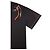 Sonia Rykiel Paris Camiseta de algodón negro bordada floral con flecos - XL - vista 8