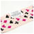 Hermès Sciarpa Twilly Hermes JEU DE CARTES Rosa Fuschia - vista 3