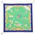 Hermès Hermes VOILES DE LUMIERE Sciarpa Carré Blu Verde