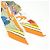 Hermès Hermes WOW Twilly 063463S Sciarpa Foulard Arancione - vista 2
