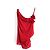 Dries Van Noten Ciska Camicetta a Portafoglio in Chiffon di Seta Rosso - vista 2
