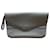 Fendi Envelope Clutch aus grauem Leder  - Ansicht 1