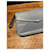 Fendi Envelope Clutch aus grauem Leder  - Ansicht 9
