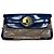 Balenciaga Clutch in Pelle Marrone Blu