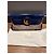 Balenciaga Clutch in Pelle Marrone Blu - vista 8