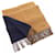 Hermès Sciarpa Hermes RECTO VERSO H393800T Marrone Blu navy
