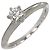 Tiffany & Co. Solitärring aus Platin