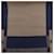 Hermès Sciarpa Hermes H Passant 393870T Marrone Blu navy - vista 4