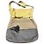 Borsa a tracolla in pelle colorblock Chloé Grigio Giallo Marrone chiaro