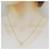 Hermès Finesse Pink Gold Necklace Golden  - view 6