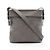 Borsa a tracolla Salvatore Ferragamo Gancini in pelle grigia