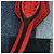 Bolso Louis Vuitton Denim Monogram Alma BB Roja - vista 5