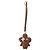 Louis Vuitton Monogram Accessory Bag Charm Vivienne Chocolat Marrone D'oro