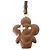 Louis Vuitton Monogram Accessory Bag Charm Vivienne Chocolat Marrone D'oro - vista 2