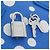 Borsa a tracolla Louis Vuitton Monogram Empreinte Speedy Bandoulière Bianco Blu - vista 3