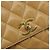 CHANEL Matelasse Chain Shoulder Bag Pelle Beige Oro CC Auth 188722 D'oro - vista 19