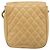 CHANEL Matelasse Chain Shoulder Bag Pelle Beige Oro CC Auth 188722 D'oro - vista 2