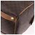 Céline Borsa Boston CELINE Macadam Canvas PVC Pelle Marrone Oro Auth 188493 D'oro - vista 10