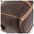 Céline Borsa Boston CELINE Macadam Canvas PVC Pelle Marrone Oro Auth 188493 D'oro - vista 17