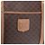 Céline Borsa Boston CELINE Macadam Canvas PVC Pelle Marrone Oro Auth 188493 D'oro - vista 19