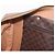 Céline Borsa Boston CELINE Macadam Canvas PVC Pelle Marrone Oro Auth 188493 D'oro - vista 22