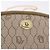 Bolsa de ombro com corrente Christian Dior Honeycomb Canvas PVC Bege Ouro Auth ka4914 Dourado - vista 17