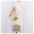 Bolsa de ombro com corrente Christian Dior Honeycomb Canvas PVC Bege Ouro Auth ka4914 Dourado - vista 20