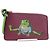 LOEWE Studio Ghibli Green Frog From Spirited Away Case Leather Auth 167428SM Púrpura