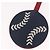 Ring Hermès Portachiavi Baseball HERMES in pelle blu navy e argento Auth bs35720V - vista 6