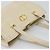 Borsa Christian Dior in pelle beige oro Autentica 188329 - vista 6