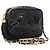 CHANEL COCO Mark Chain Shoulder Bag Patent leather Gold Black CC Auth 189232V Nero D'oro