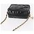 CHANEL COCO Mark Chain Shoulder Bag Patent leather Gold Black CC Auth 189232V Nero D'oro - vista 6