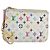 LOUIS VUITTON Monogram Multicolor Pochette Cles NM Handtasche M93734 LV Auth 185867A Weiß