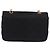 CHANEL Matelasse Chain Shoulder Bag Satin Black Gold CC Auth 187299V Nero D'oro - vista 2