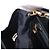 CHANEL Matelasse Chain Shoulder Bag Satin Black Gold CC Auth 187299V Nero D'oro - vista 23