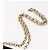 CHANEL Matelasse Chain Shoulder Bag Satin Black Gold CC Auth 187299V Nero D'oro - vista 8