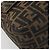 FENDI Zucca Canvas Mamma Baguette Shoulder Bag Black Brown Auth BA13529V Marrone Nero - vista 15